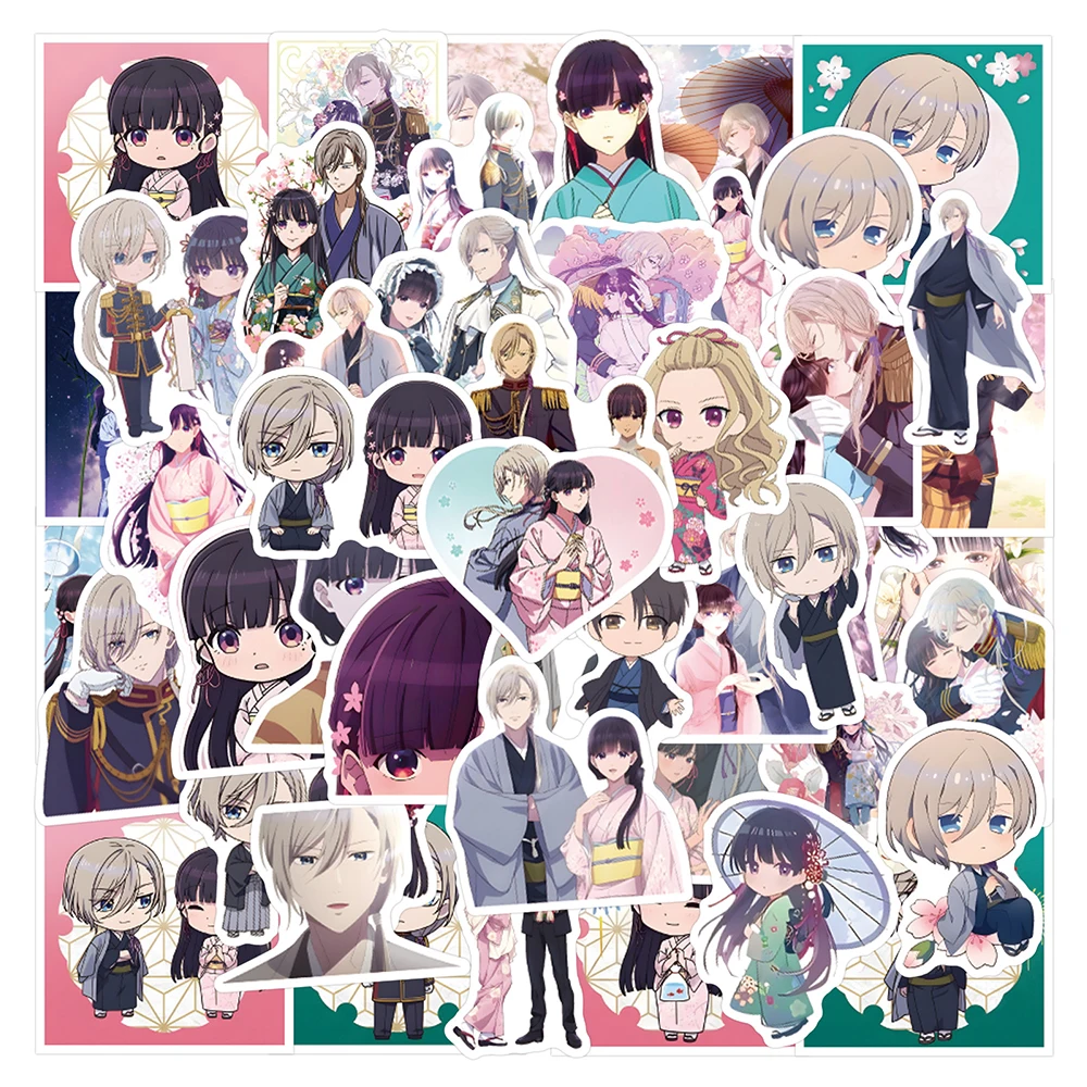 10/30/55 قطعة زواج سعيد أنيمي ملصقات Saimori Miyo Kudo Kiyoka الكرتون الشارات المحمول دفتر الهاتف الكتابة على الجدران ملصق حزمة