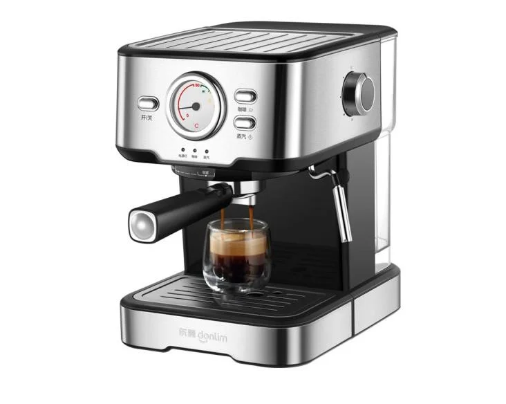 

DonLim DL-KF5403 household Coffee Machine Home Italian Semi-automatic cafe maker Steam Milk Foam 1.5L espresso 220-230-240V