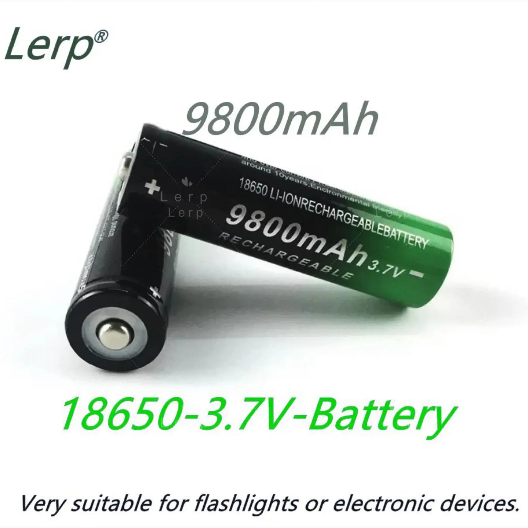 

100% New 18650 3.7V 9800mAh Rechargeable Battery For Flashlight Torch headlamp Li-ion Rechargeable Battery drop shipping