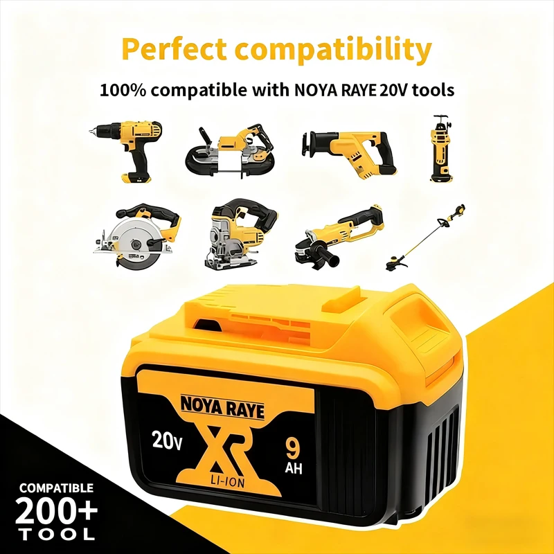 DCF845 20V/60V for Dewalt Battery 2Ah 6Ah/9Ah Lithium-ion Battery DCF845 DCF850 DCF892 DCF911 DCD800 DCD805 Power tools Battery