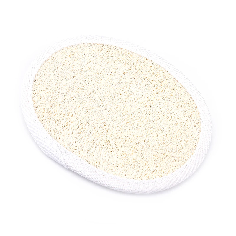 1pc Natural Loofah Luffa Sponge Face Body Bath Shower Spa Exfoliator Scrubber Pad 10x14cm