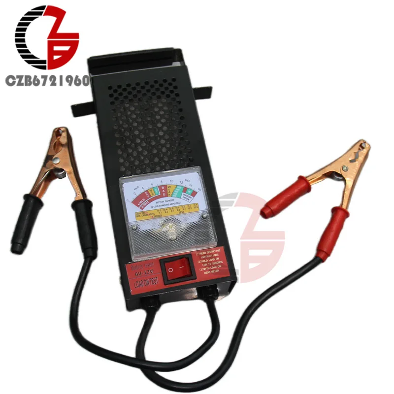 Car Battery Tester 12V 6V 8V 24V CCA Circut Tester Cranking Test Charging Tools BM550 Automotive Battery Analyzer with Switch