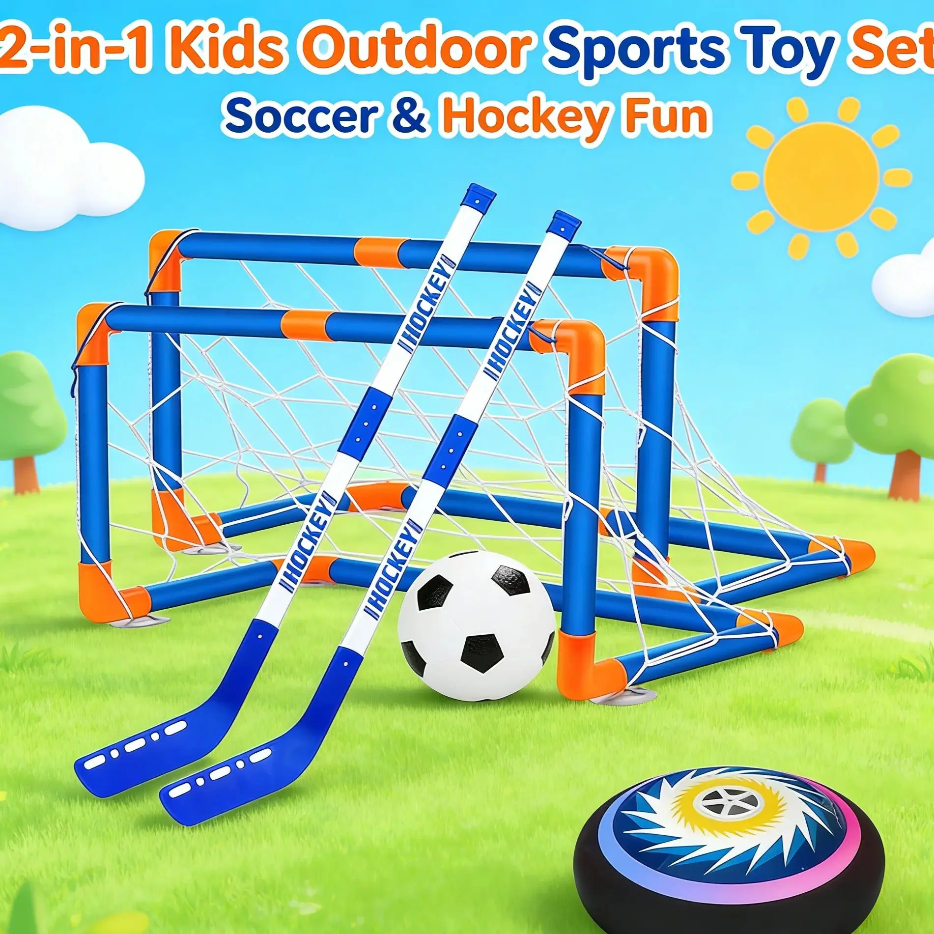 

Многофункциональный перезаряжаемый летающий футбольный мяч для детей, плавающий на воздухе, для игры в хоккей на льду, со светодиодной подсветкой, забавная игрушка для мальчиков и девочек