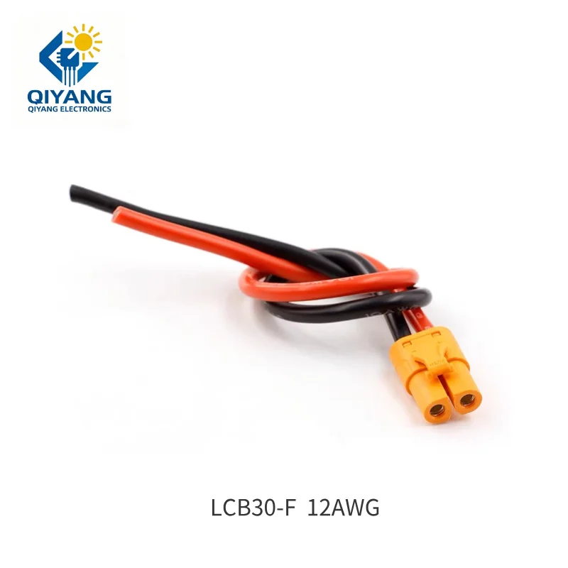 LCB40 10/12/14AWG High Current 35A Connector Line for Electric Lithium Battery Purple Copper Plug-LCB40-M/F