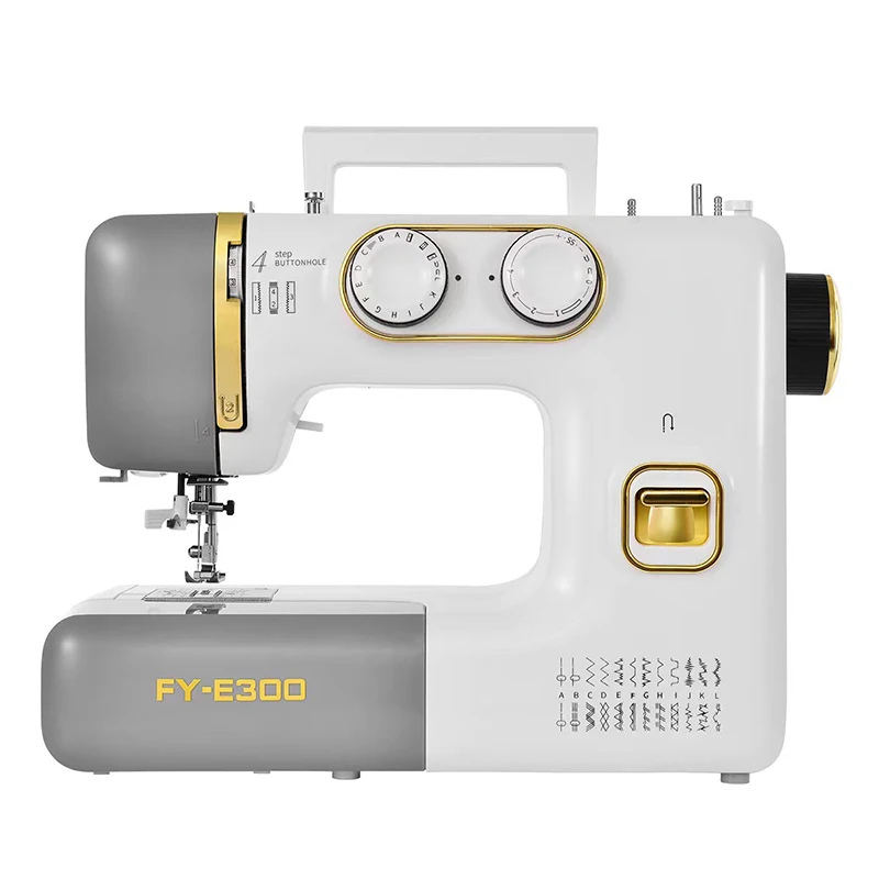 Household multi-function sewing machine Electric sewing machine E300 Desktop lock side eat thick 12 layers high power