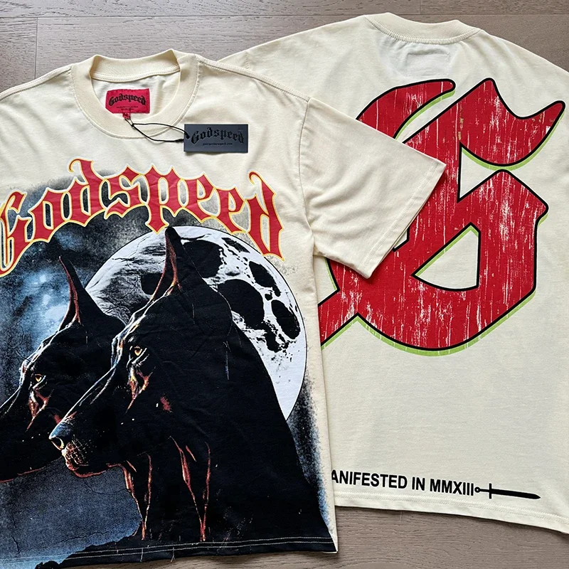 

Top Quality God Speed Male Casual T-shirts Man Hip Hop Print Tops Men's Clothing Women's Clothes