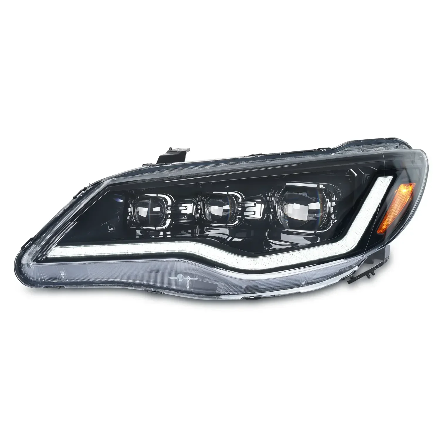AirowLED Front Lamp Ciimo FD1 Retrofit Lights Startup Sequential Signal Headlights For Honda Civic FD2 Type R 2006-2011