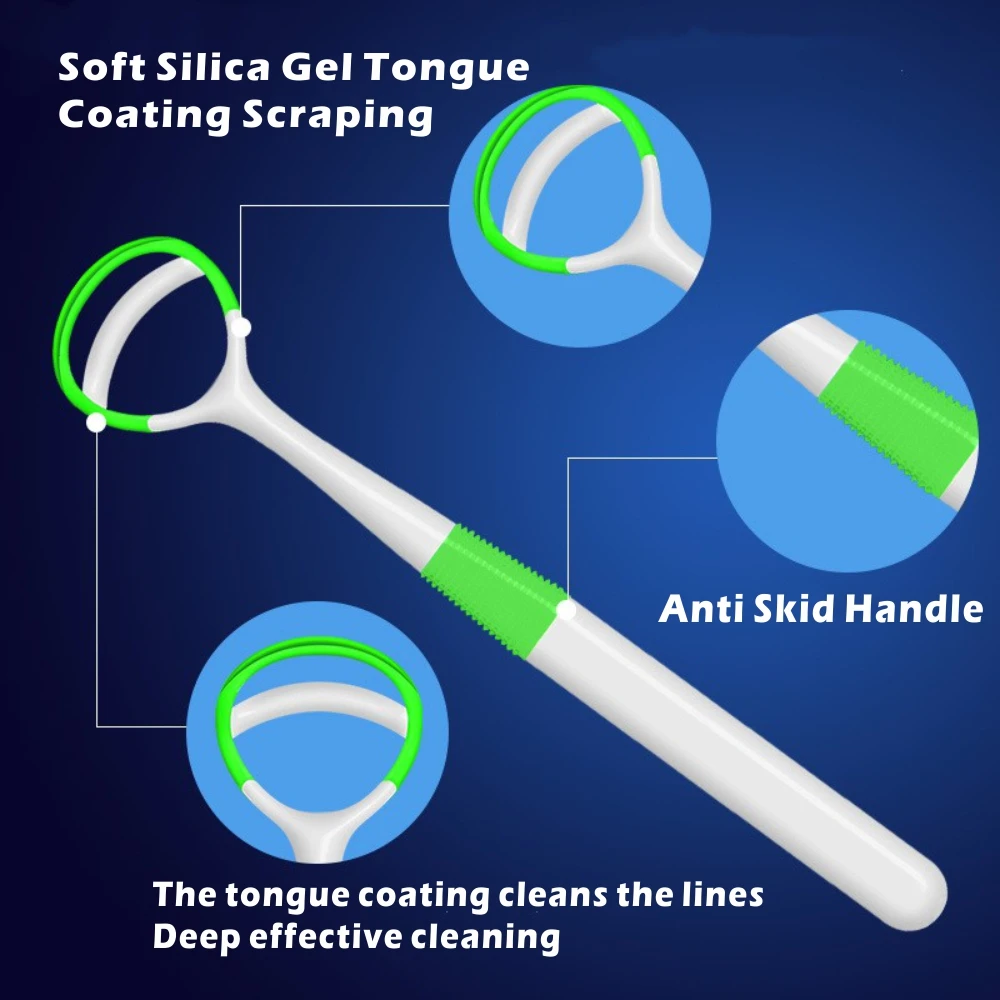 실리콘 혀 코팅 스크레이퍼 브러시 청소 식품 학년 단일 클리너 구강 케어 신선한 호흡 위생 관리 도구 유지