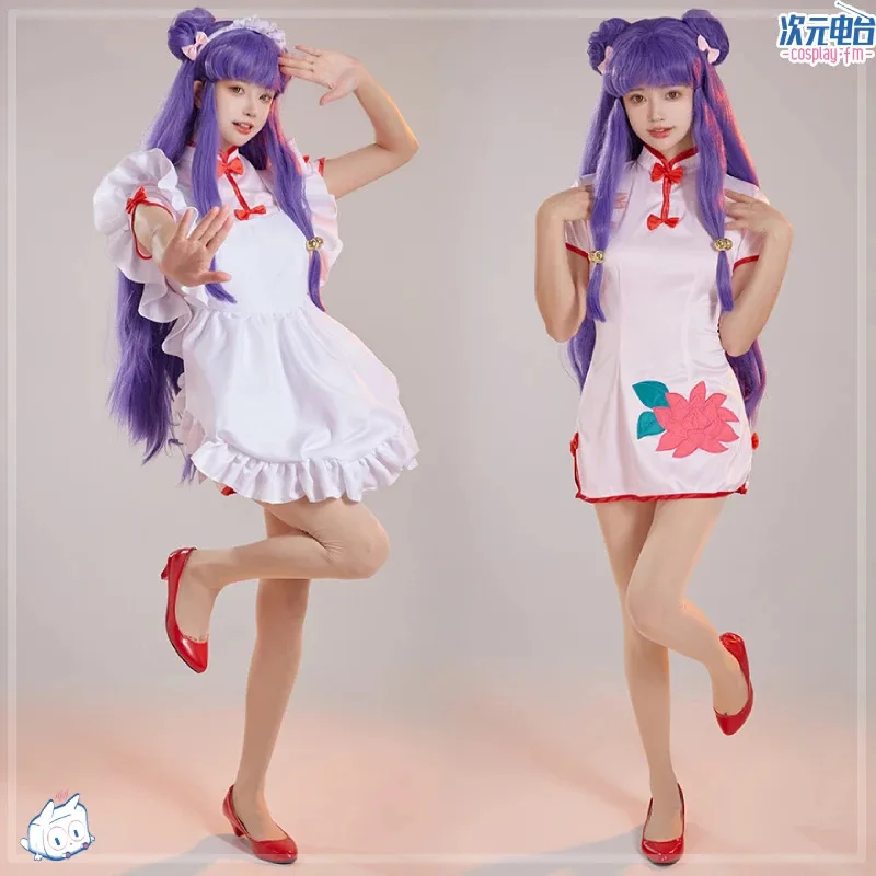 

Аниме Ranma 1⁄2 Cheongsam Шампунь Фартук Платье Косплей Костюм Комплект Женщин; 6'x,9;y'