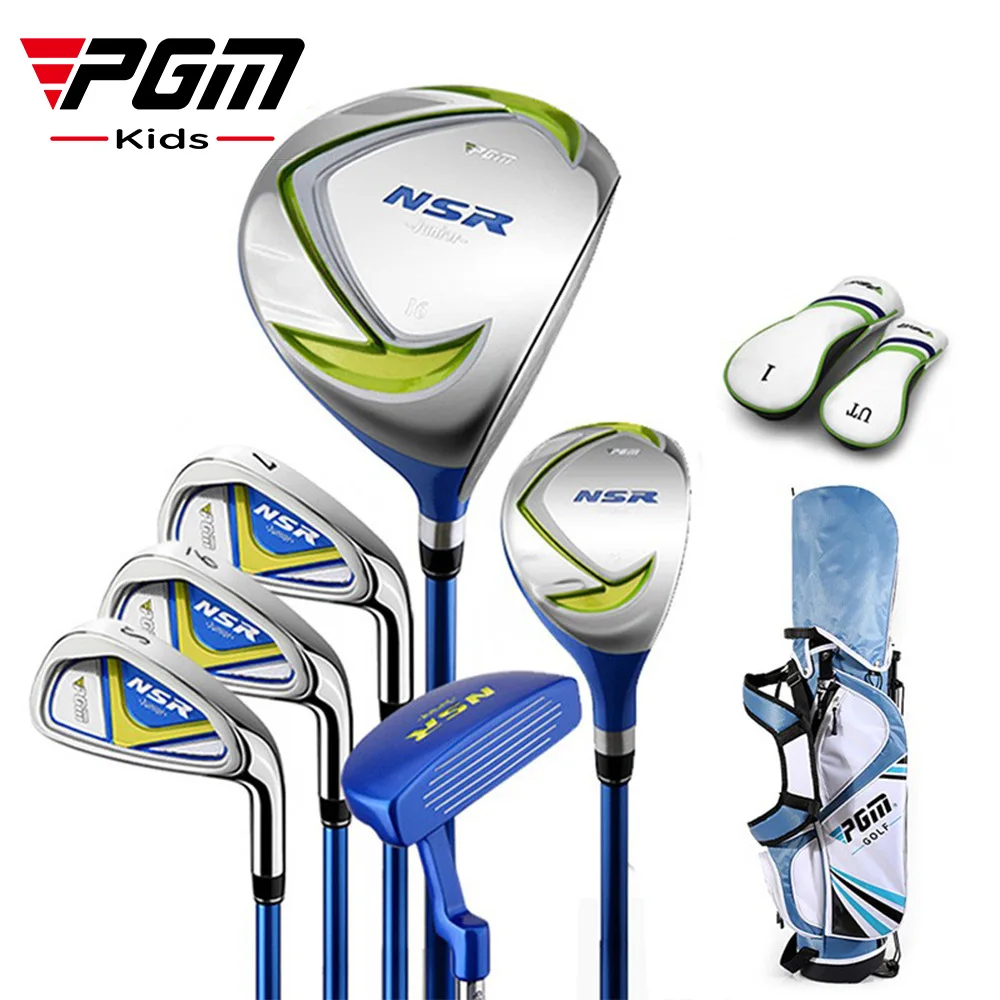 

PGM Children's Golf Clubs Set Right Hand left hand with Bag Headcover Gift Lightweight Irons Putter Swing 95-155cm Kids JRTG006