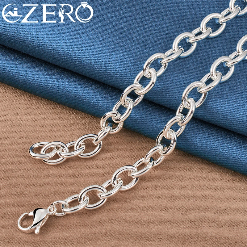 ALIZERO 925 Sterling Silver Square Lock collana a catena con ciondolo per uomo donna Fashion Party Charm Jewelry accessori classici