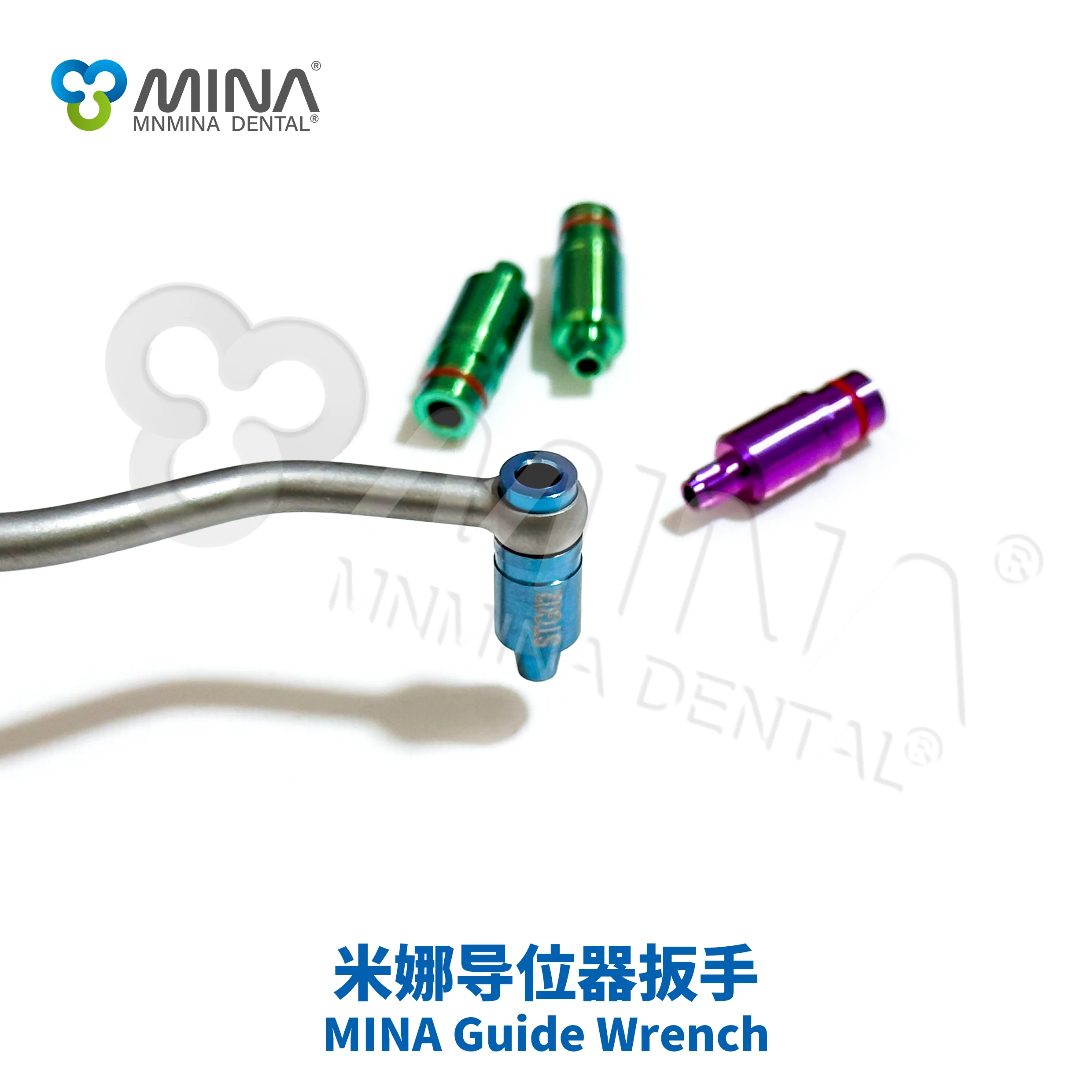 MINA Manual Power Source Dental Guide Gingiva & Bone Level for Implant System Positioning & Remover Drill