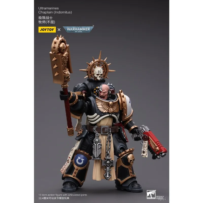 [En Stock] JOYTOY Original 40K1/18 muñeca móvil Warhammer 40000 guerrero extremo arbitrador móvil Anime modelo juguete colección de regalo