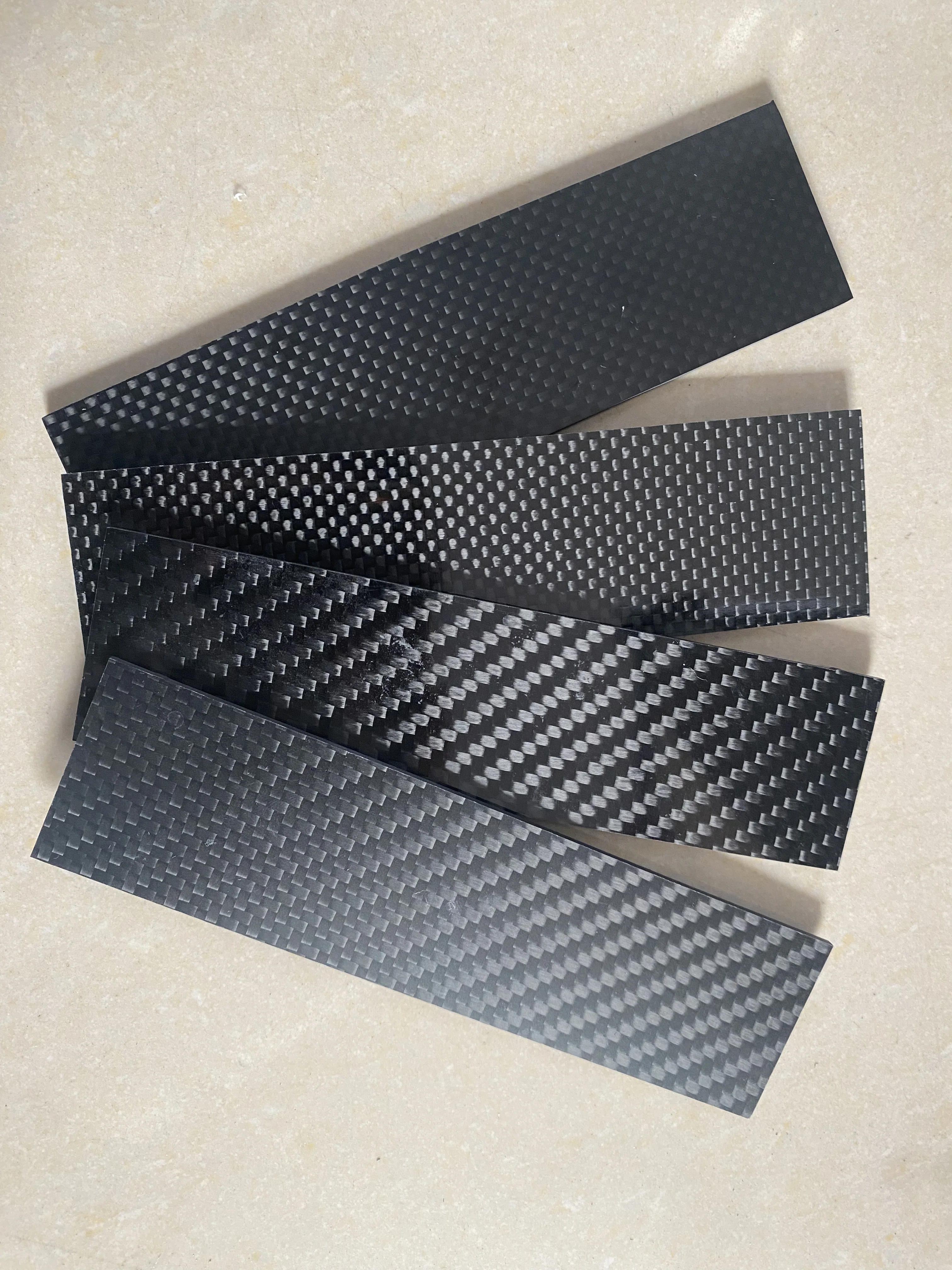 150x40MM 3K Carbon Fiber Board Panel Sheet Thickness 0.5mm 1mm 1.5mm 2mm 2.5mm 3mm 4mm 5mm Suitable For RC Model