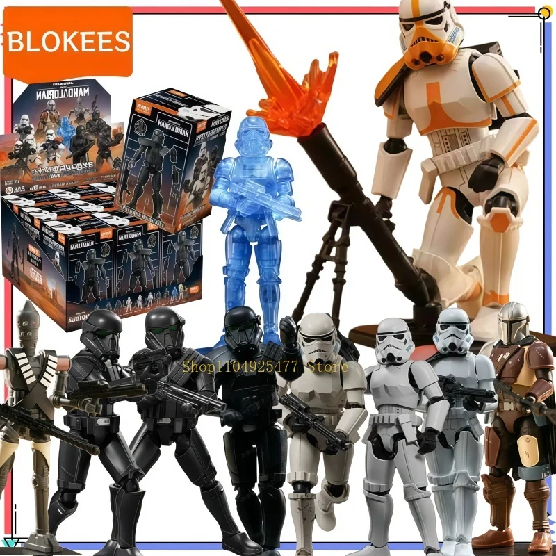 Blokees Star Wars - Galaxy Edition - Wave 3 - Firepower Suppression Black and White Formation Gift Figurine Block Figure Toys