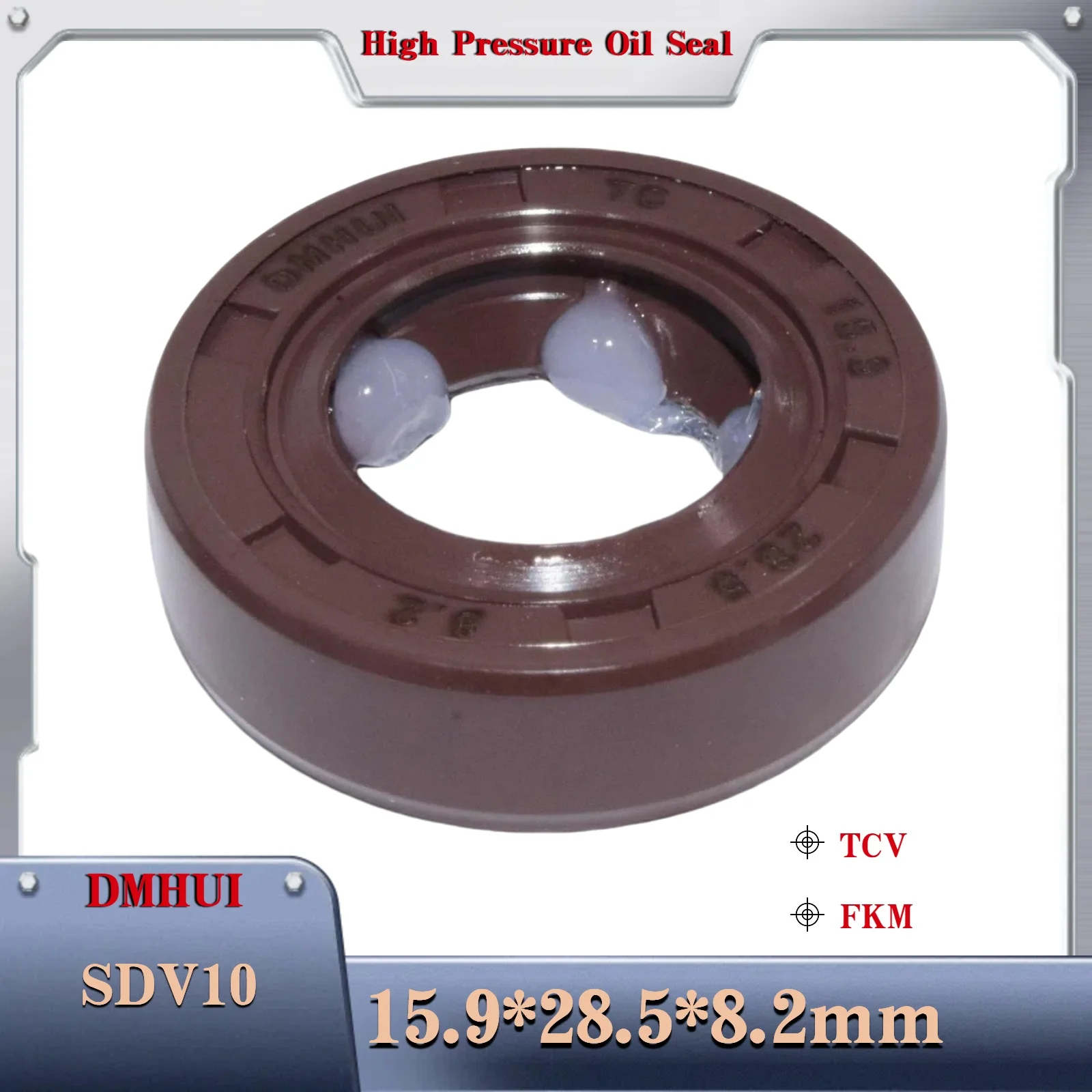 

15.9x28.5x8.2 Fit for Denison Parker SDV10 Vane Pump Shaft oil seal Hydraulic motor Shaft oil seal 15.9X28.5X8.2