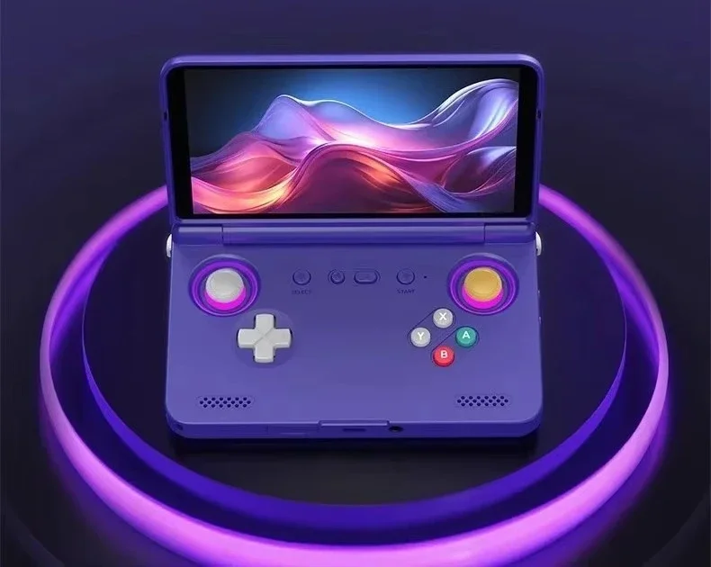 Pocket Flip 2 Retro Game Console 5.5 Inch AMOLED 1080P Display 5000mAh Battery Portable
