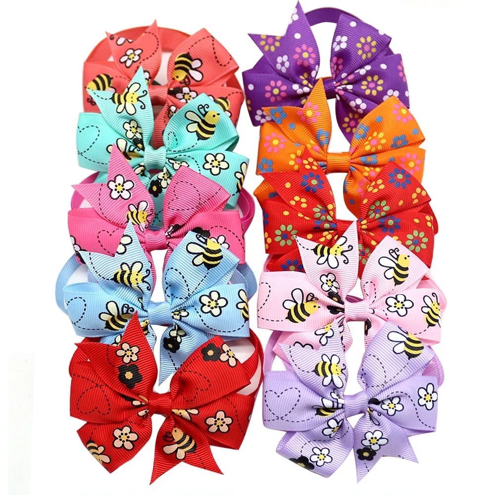 10pcs Pet Supplies Dog Bow Tie Summer Dog Grooming Accessories Pet Dog Cat Bowties Neckties Small Dogs Products Dog Supplies