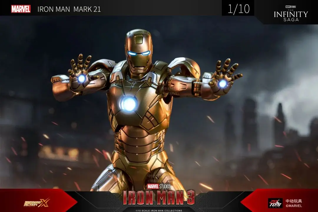 ZD Originele Iron Man MK31 MK32 Zuiger Romeo MK10 MK19 Tijger 1/10 Armor Marvel legends Avengers Action Figure Speelgoed Model Gift