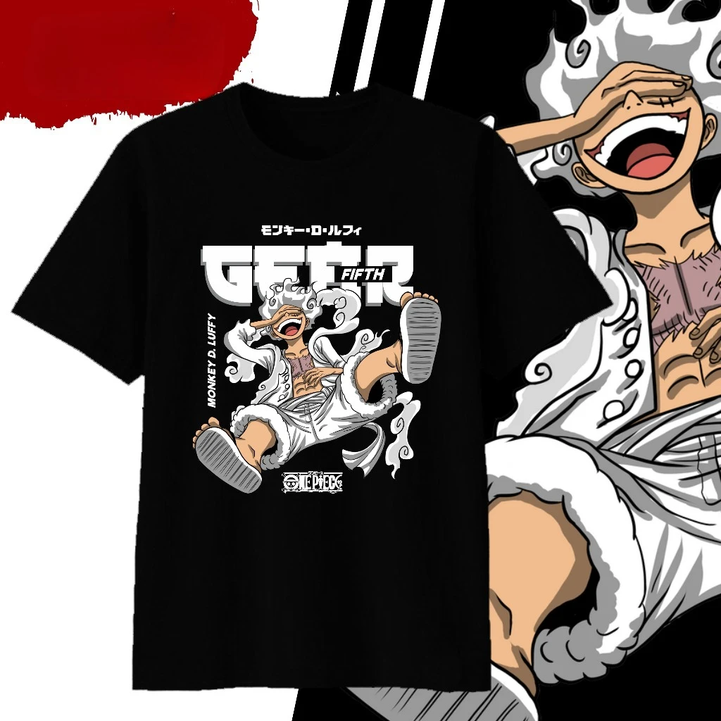 ONE PIECE T-shirt | Monkey D. LUFFY LUFFY | GEAR 5 FIFTH | Printed T-shirt Men's and Women's T-shirt Men's Sports T-shirt 2026