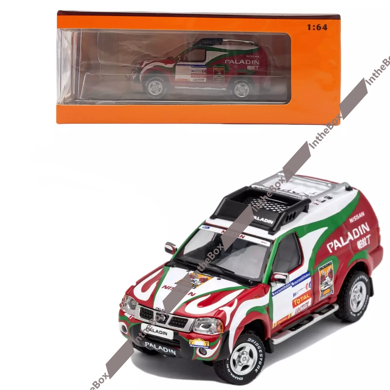 GCD 1:64 Paladin Dakar Off-Road White Toy Collection Gift