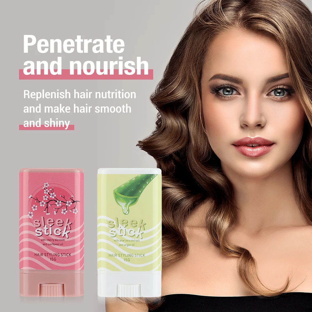 New Hair Wax Stick For Wig Non-Greasy Fixed Fluffy Smooth Loose Hair Cream Gel Women Men Kids Broken Hair Artifact Styling Tools