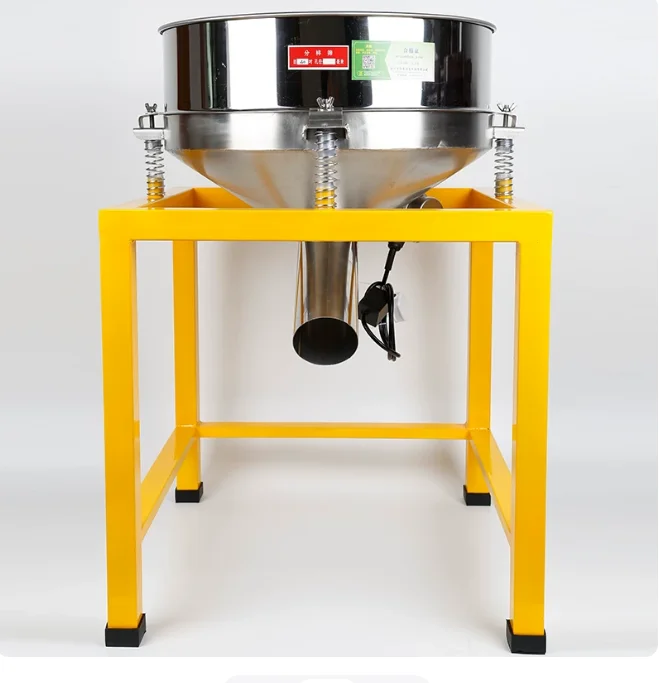 Industrial 50cm Round Vibratory Sifter – 304 Stainless Steel Separator for Powder, Grain & Liquid, 1-3 Layers Available
