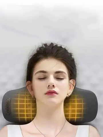 Oreiller masseur de cou électrique civière cervicale chauffage Vibration Massage dos Traction orthopédique oreillers de couchage soutien
