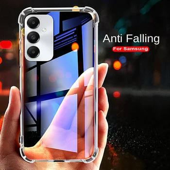 투명 카메라 보호 휴대폰 케이스, 삼성 갤럭시 A05s 소프트 TPU 실리콘 충격 방지 쉘, 삼성 A05 s A55 A35 A25 A15 a05s 