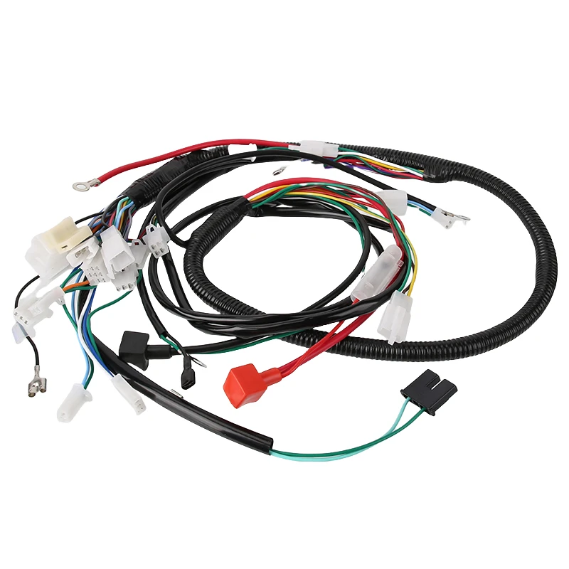 Assembly line vehicle wiring harness, suitable For ATV four-wheel accessories, motorcycle assembly line vehicle wiring harness