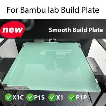 Juupine Super Adesione TK99 PEI Sostituzione Per Bambu Lab Piastra di Costruzione 257x257 Liscia Resistenza Alle Alte Temperature Per Bambulab P1s X1c