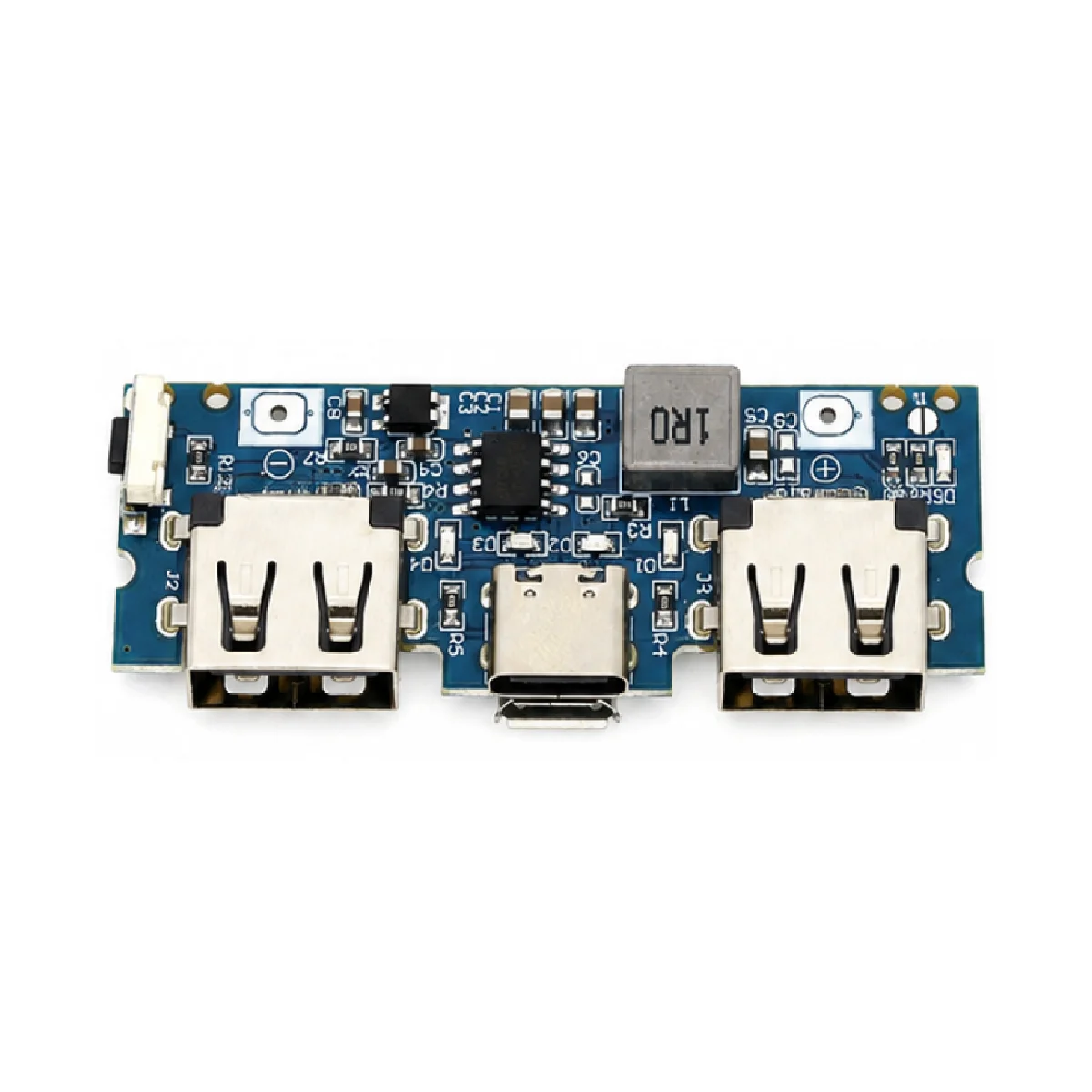 Micro/Type-C USB 5V 2.4A Dual USB 18650 Boost Battery Charger Board Mobile Power Bank Accessories For Phone DIY