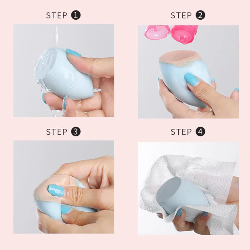3PCS 화장품 스펀지 습식 및 건식 얼룩 방지 메이크업 스펀지 퍼프 뷰티 도구 여성을위한 슈퍼 소프트 전문 메이크업 도구 소녀