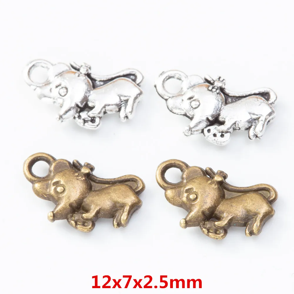 240pcs mouse Craft Supplies Charms Pendants for DIY Crafting Jewelry Findings Making Accessory 480