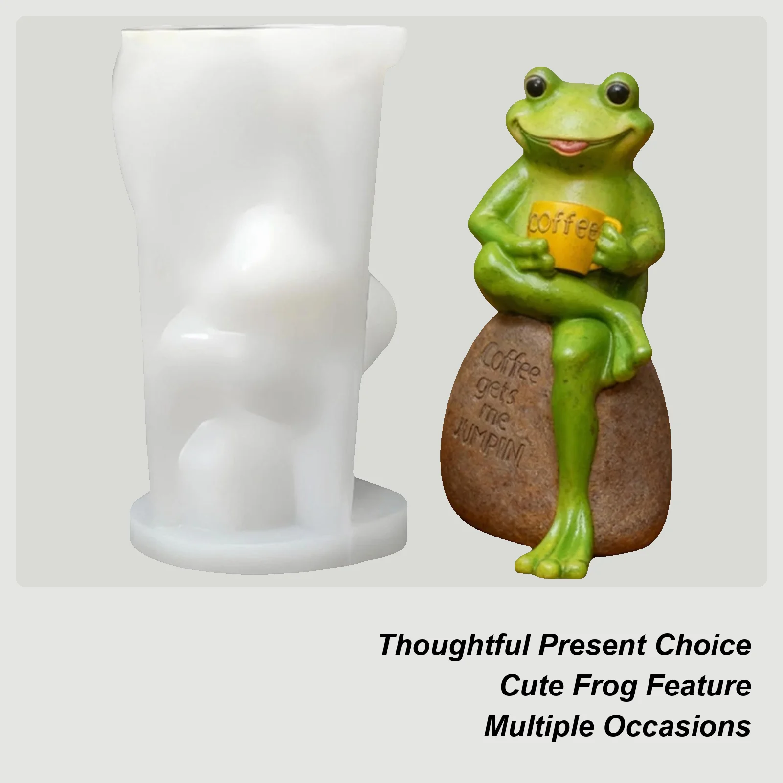 

Формы из смолы для животных, антипригарный силиконовый садовый декор, гипсовая форма для изготовления ремесел для изготовления бетонной глины, свечей, уличного домашнего двора