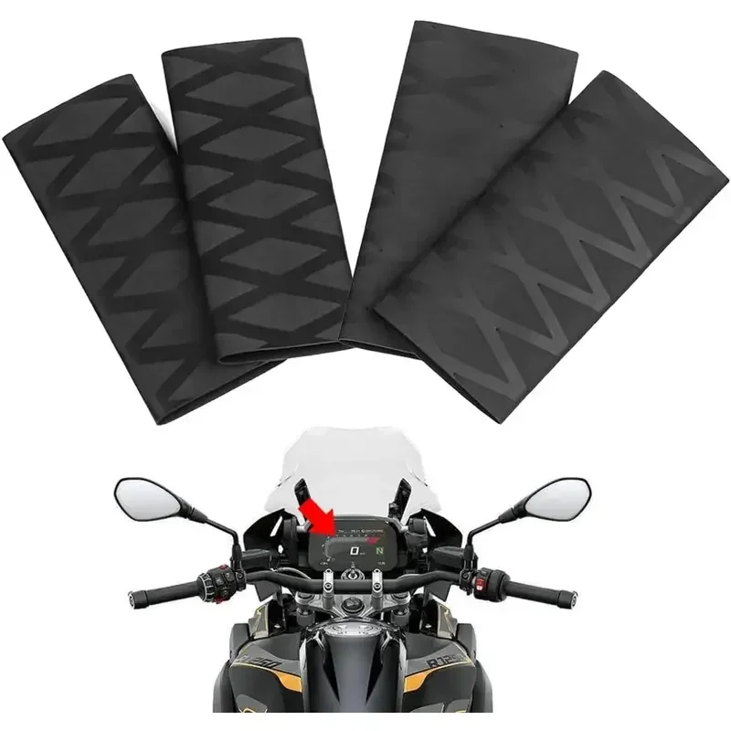 مقابض مقود الدراجة النارية المطاطية - تقلص الحرارة، غير قابلة للانزلاق لنماذج المغامرات BMW R1250GS/R1200GS/F800GS/F850GS