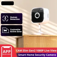 2025 Slim Gen2 Smart Home Security Camera 1080P Human Motion Detection Night Vision Audio Auto Track Motion Video Record  New
