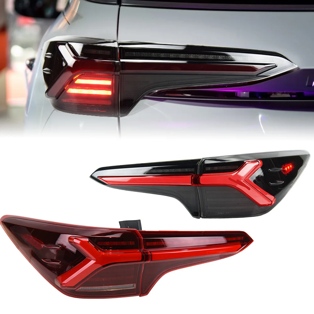 Tail Light For Toyota Fortuner 2016-2022 автомобильные товары Rear Lamp Hella LED Lights Car Accessories Fortuner Taillights