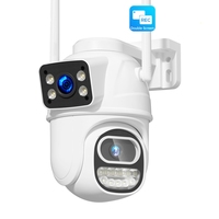 Outdoor 3MP Surveillance Cctv WIFI Security Camera System Ip Network Camera Ptz Dual Lens Network Camera