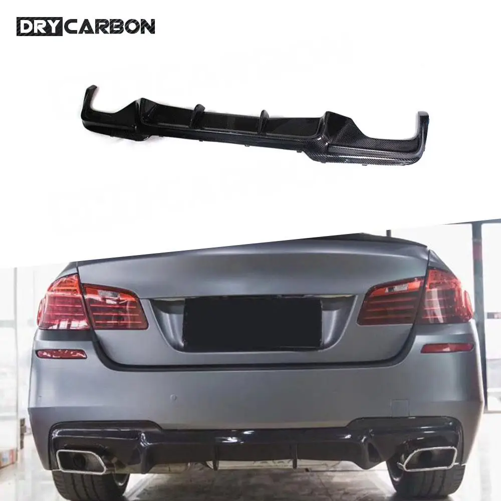 

Carbon Fiber Rear Diffuser Lip For BMW 5 Series F10 M Sport M Tech Sedan 2012-2016 Rear Bumper Lip Spoiler FRP