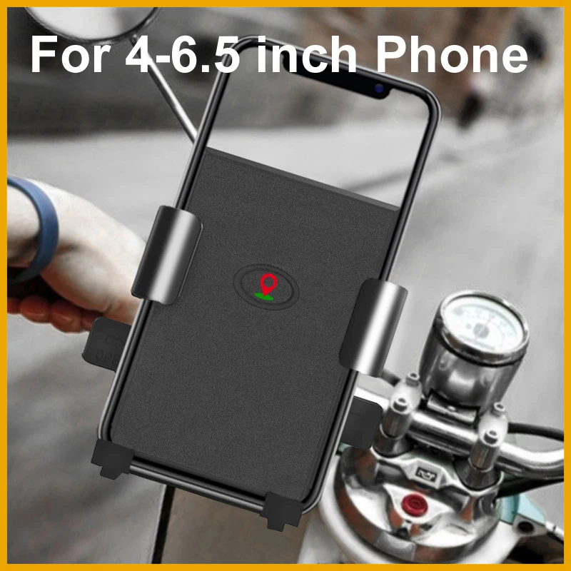 

NEW Universal Motorcycle & Bicycle Phone Mount 360° Rotatable Secure Anti-Shake Handlebar Holder Automatic Locking Mechanism