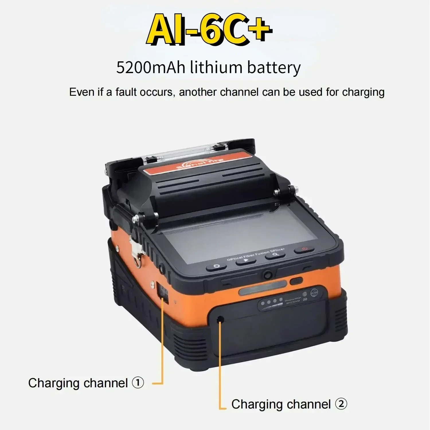 

Signal Fire AI-6C/6C+ Automatic Splicing Machine Core Alignment Fusion Splicer FTTH Network Welder Tool Kit 6 Motors Signal Fire