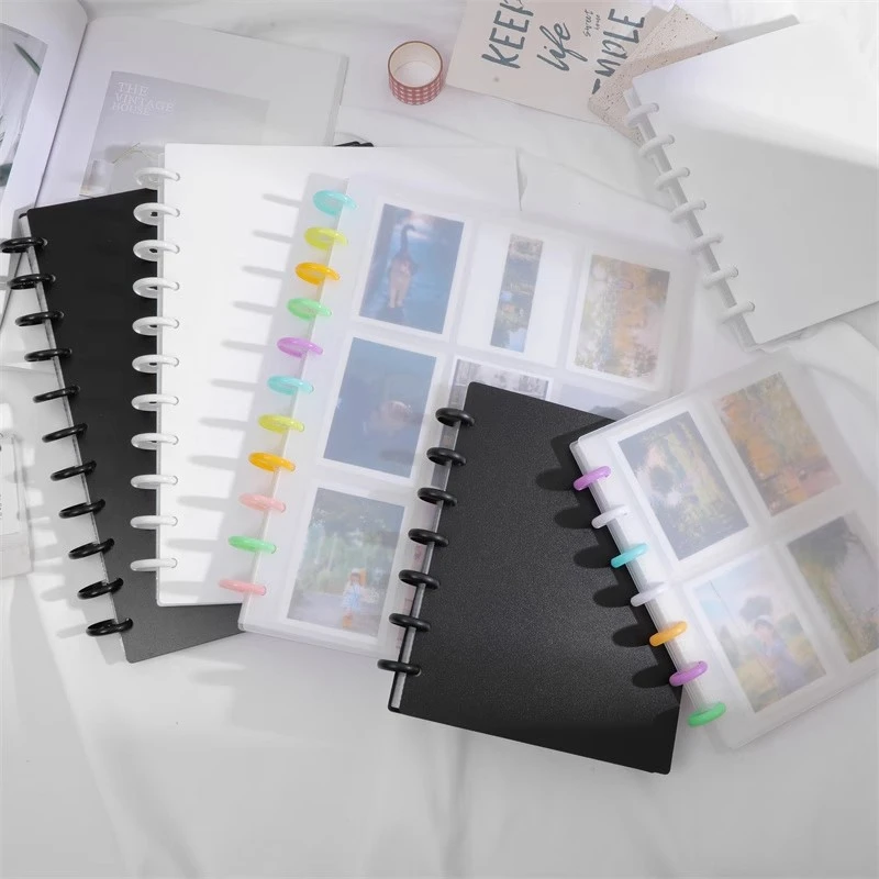 9 Grids Photo Binder Kpop Large Capacity Photocard Holder Picture Collect Book Card Photo Sleeves Inner Page Binder