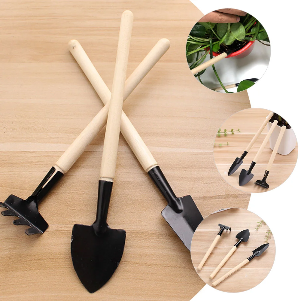 2 Sets Shovels for Digging Mini Tool Accessories Gardening Rake Tools Child Plants Live Houseplants