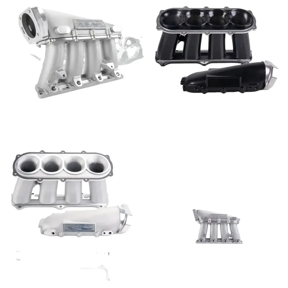 【2026 Hot Selling】 RC Brand Cross Border Car Modification Aluminum Split Intake Manifold 360mmK20A/A1/Z1/K24A Includes