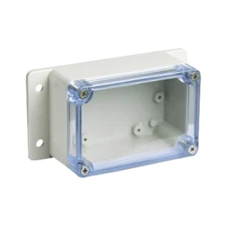 ABS Plastic Dustproof Waterproof IP66 Electrical Boxes Hinged Shell Outdoor Universal Project Enclosure Clear Cover