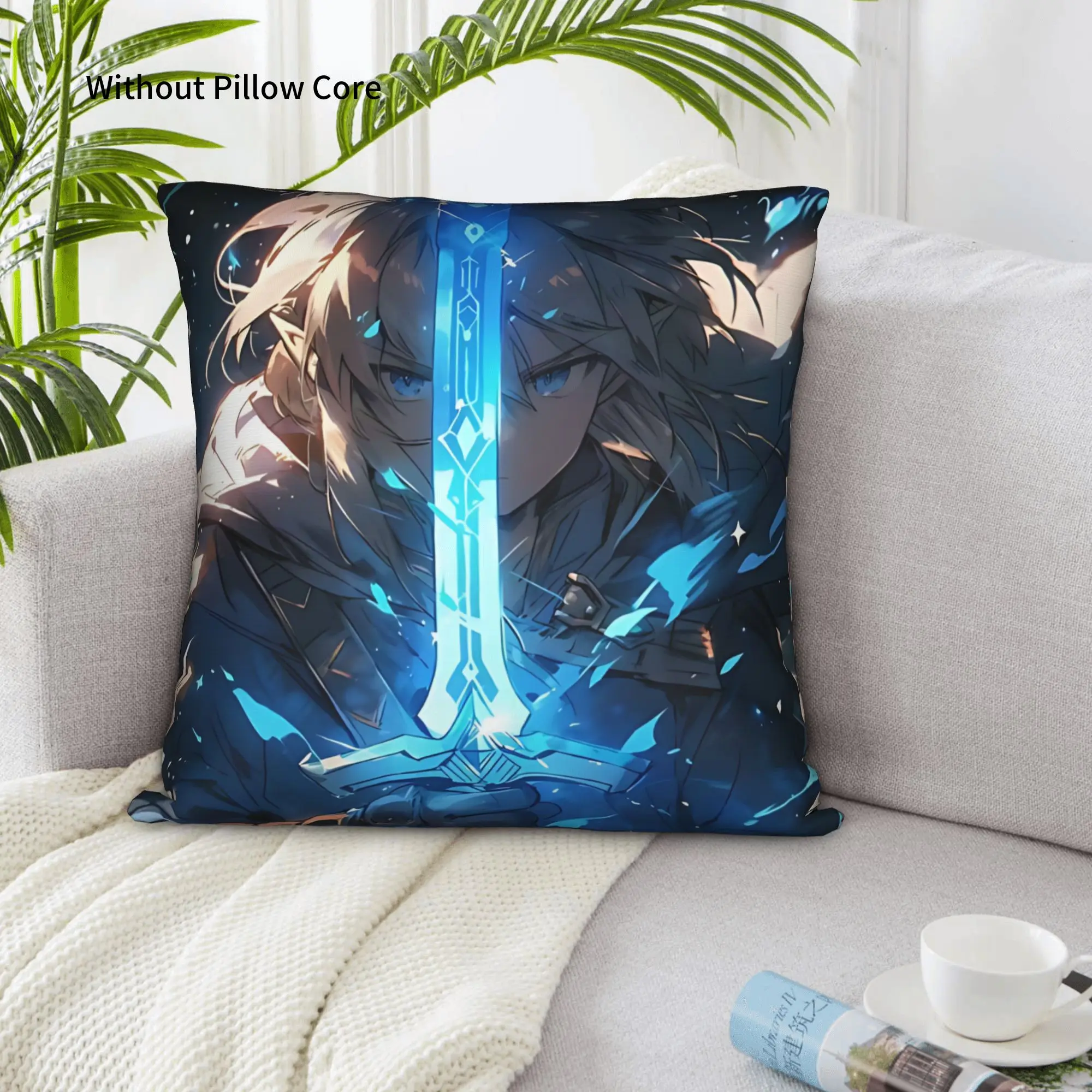 1PC Z Zelda RPG Game Pillow Case Double-Sided Printing  Sofa Cushion Bedroom Bedside Pillow
