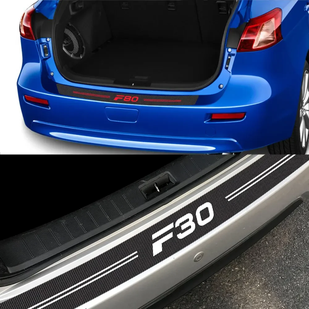 Carbon Fiber Car Trunk Sticker For F10 F20 F30 F31 F11 F34 F01 F12 F18 F32 F33 F35 F45 F46 F82 F85 F02 Auto Decal Accessory