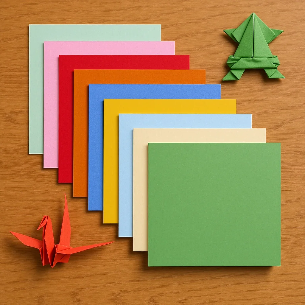 100 Fogli di Carta Colorata Texturizzata per Origami e Lavoretti Creativi