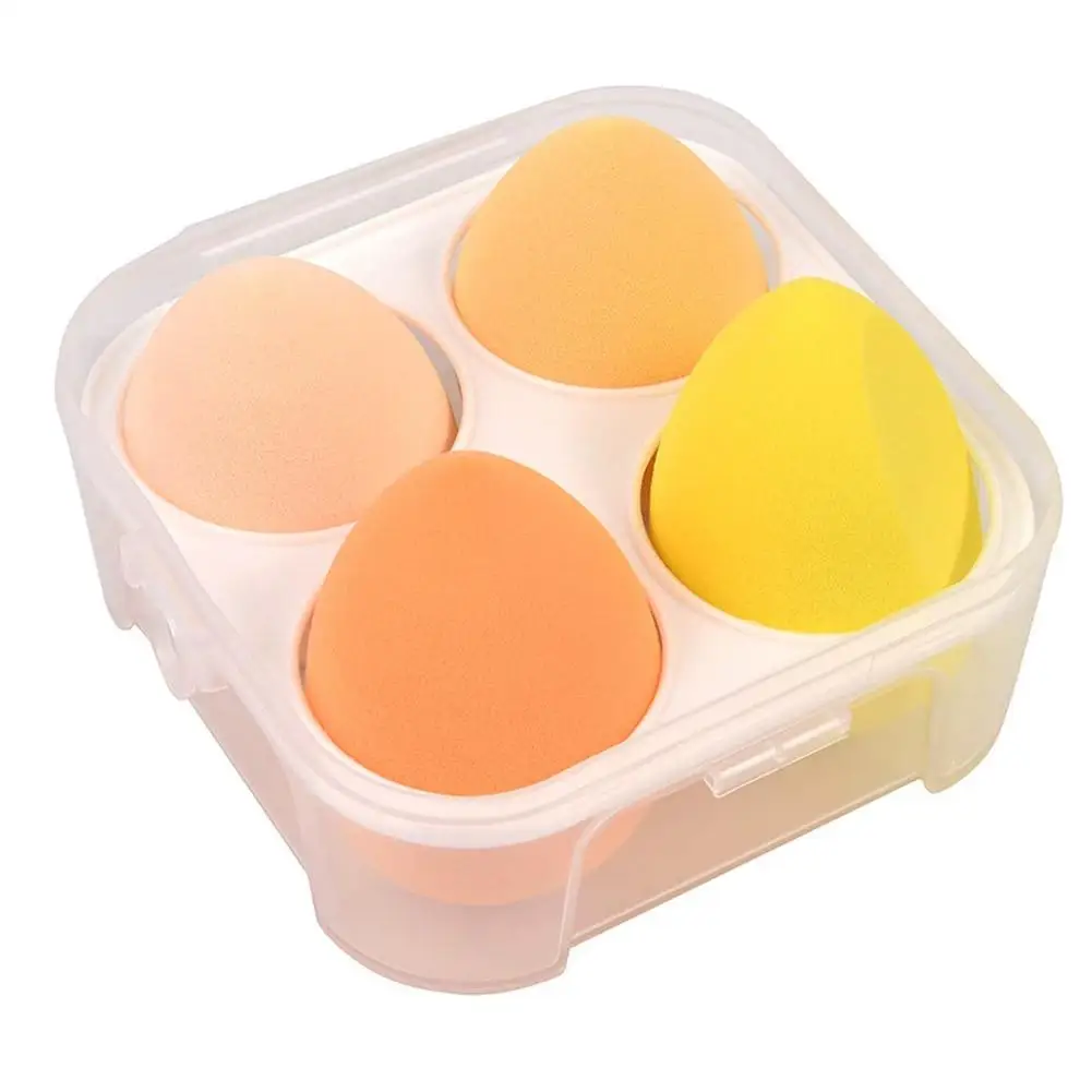 4Pcs Beauty Egg Set Seamless Smudging More Hygienic Prevents Bacteria Buildup Creates a Flawless Makeup Look Beauty Egg